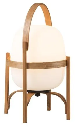 Santa & Cole Cestita Batería Bärbar Lampa Vit Plast