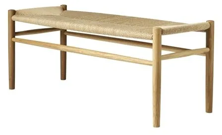 FDB Møbler J83B Bänk Ek