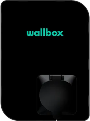 Wallbox Copper SB -laddningsbox Wi-Fi 22 kW Typ 1 och 2, svart