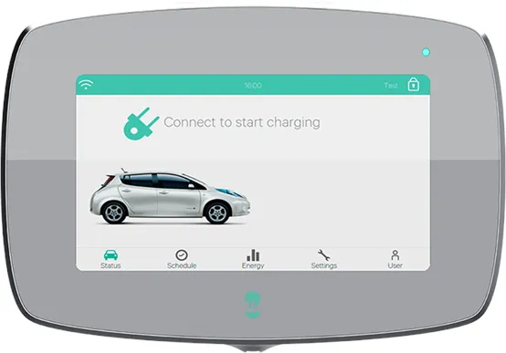 Wallbox Commander 2 laddningsbox med Wi-Fi, 22 kW, 5 meter, Typ 2, vit