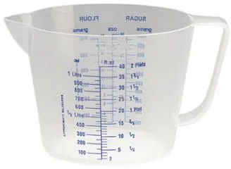 Stewart mätkanna, transparent PP-plast, 1 L