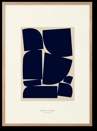 Peléton Shapes of Curves 06 50x70 Affisch