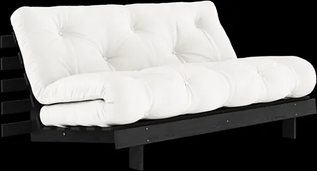 Karup Design Roots Bäddsoffa med Roots Madrass 160x200 Natur/Svart Lackad