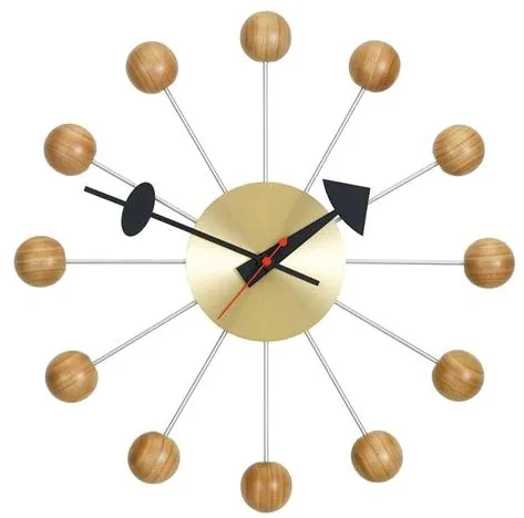 Vitra Ball Clock Klocka Körsbär